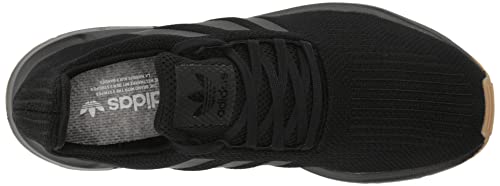 adidas Originals Men's Swift Run Shoe, Black/Black/Gum, 9.5