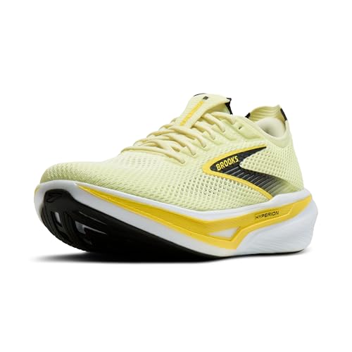 Brooks Men’s Hyperion 3 Neutral Running Shoe - Luminary/Black/Yellow - 10.5 Medium