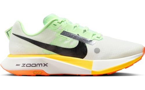 Nike Ultrafly Women's Trail Racing Shoes (DZ0489-102, Summit White/Vapor Green/Laser Orange/Black) Size 6.5