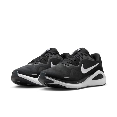 Nike Men's Structure 26 Black/White/Wolf Grey/Metallic 9.5 Wide
