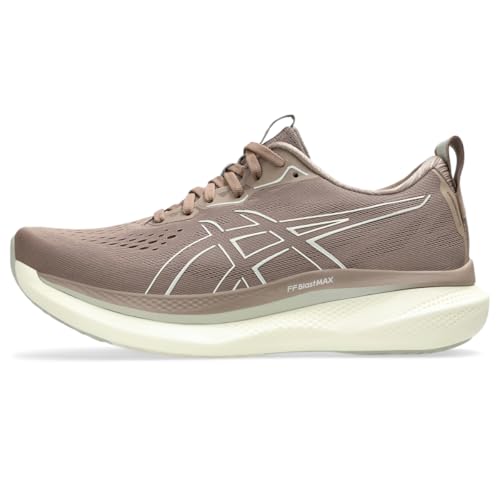 ASICS Men's GLIDERIDE MAX Running Shoes, 11.5, Taupe Grey/Birch