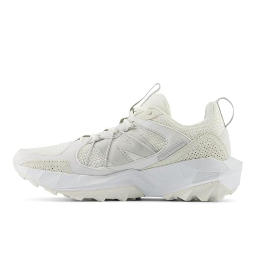 New Balance Women's DynaSoft TEKTREL V1 Suede Trail Running Shoe, Sea Salt/White/Grey Matter, 9 M