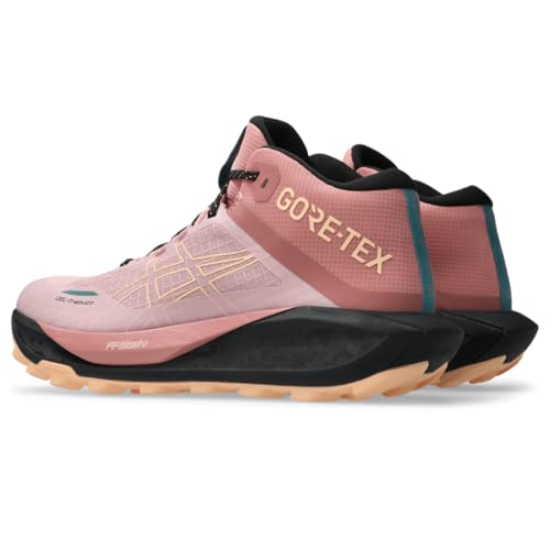 ASICS Women's Gel-Trabuco MT GTX Trail Running Shoes, 11, MORGANITE/Apricot Crush