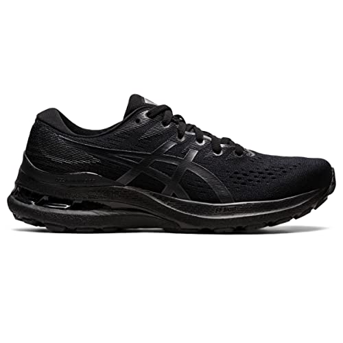 ASICS Men's Gel-Kayano 28 Running Shoes, 8, Black/Graphite Grey