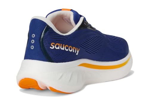 Saucony Men's Ride 18 Sneaker, Azurite/Peel, 9