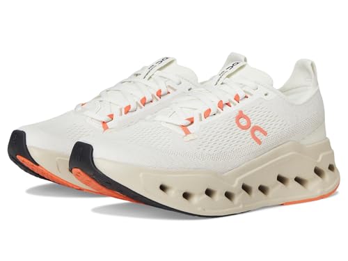 On Womens Cloudsurfer Max Ivory/Salmon 9 M