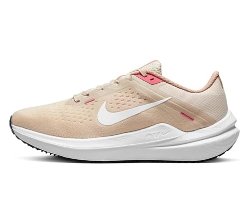 NIKE Air Winflo 10 Women's Trainers Sneakers Running Shoes, Sand Drift Hemp Sea Coral White, 6.5 UK, 9
