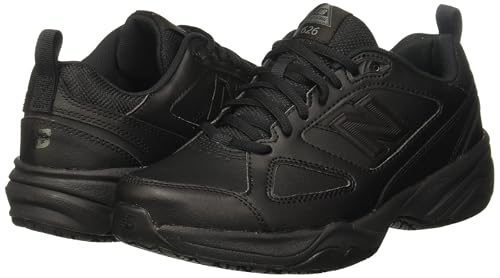 Women's New Balance 626 v2 Slip-Resistant Work Shoes in Black alternate view 8