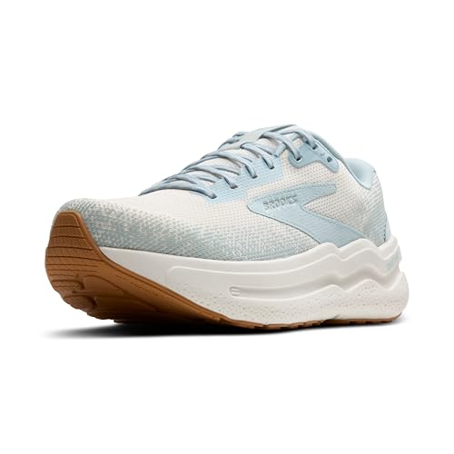 Brooks Women’s Ghost Max 2 Neutral Running & Walking Shoe - Coconut Milk/Winter Sky - 7 Medium