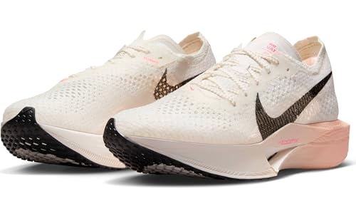 Nike Women's Vaporfly 3 Competition Running Shoes, Sail Black Crimson Tint Guava Ice, 8.5