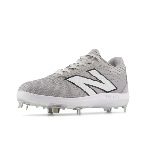 New Balance Men's FuelCell 4040 V7 Metal Baseball Shoe, Raincloud/Optic White, 10 M
