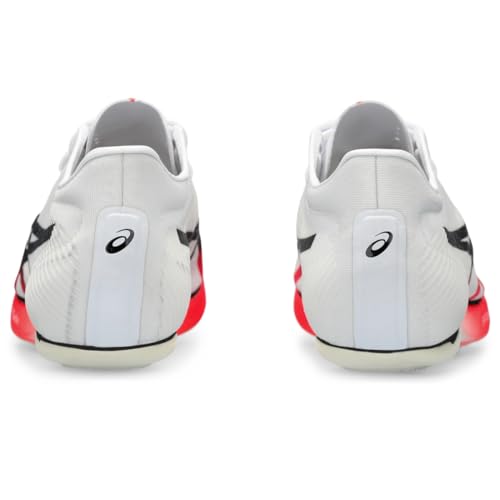 ASICS Unisex METASPEED SP Track & Field Shoe, 10.5M / 12W, White/Black
