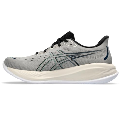 ASICS Men's Gel-Cumulus 26 Running Shoe, 11.5, Moonrock/Dark Mint