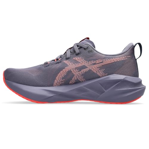 ASICS Women's NOVABLAST 5 Running Shoes, 10, Greyish Purple/Coral Reef - alternate view 5
