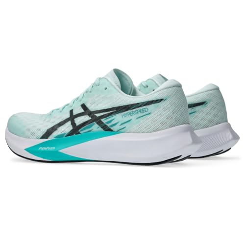 ASICS Women's Hyper Speed 4 Running Shoes, 6, Soothing SEA/Black