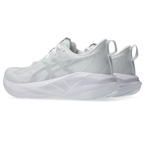 ASICS Women's NOVABLAST 5 Running Shoes, 8.5, White/Piedmont Grey
