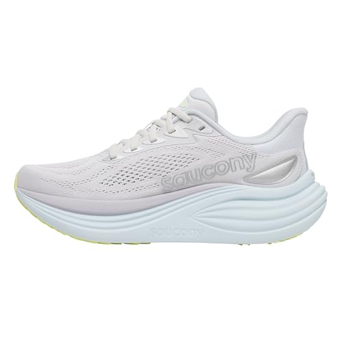 Saucony Women's Triumph 24 Sneaker, Fog/Ice Melt, 8