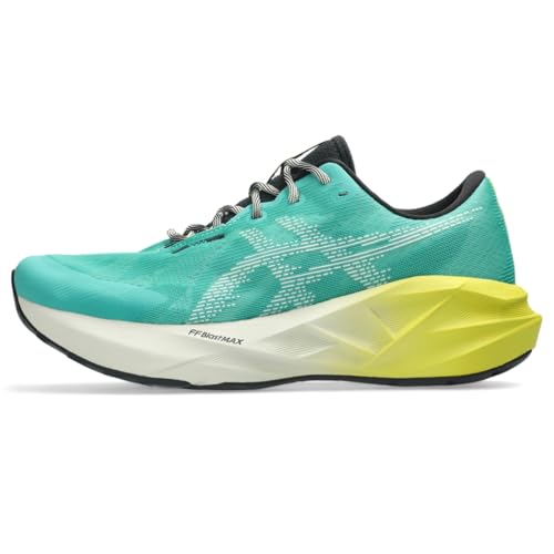 ASICS Men's NOVABLAST 5 TR Running Shoes, 12, Aurora Green/Light DUST