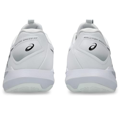 ASICS Men's Solution Speed FlyteFoam 4 Clay Tennis Shoes, 11, White/Black