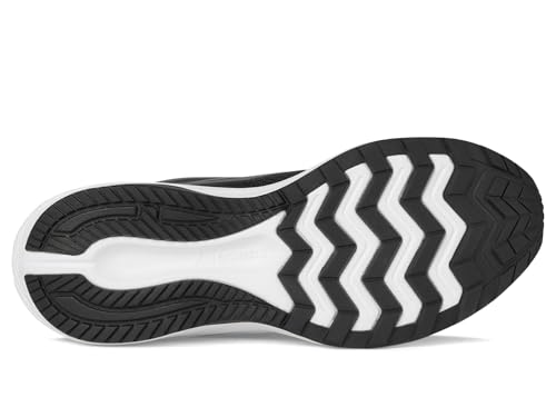 Saucony Men's Cohesion 17, Black/White, 12