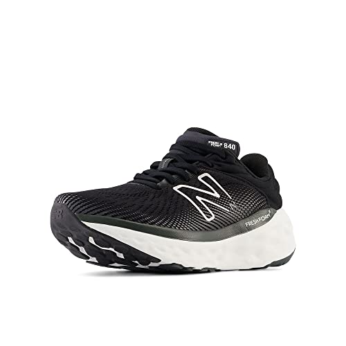 New Balance Women's Fresh Foam X 840F V1 Running Shoe, Black/Magnet, 7 M