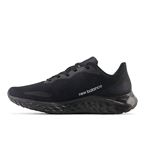 New Balance Women's Fresh Foam Arishi V4 Slip-Resistant Running Shoe, Black/Black Metallic/Black, 12 M