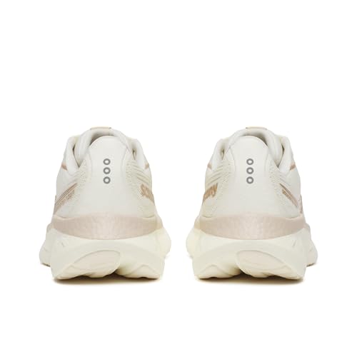 Saucony Women's Ride 18 Sneaker, Vanilla, 8.5