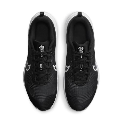 Nike Men's Downshifter 12 Trainers, Black White Smoke Grey Pure Platinum, 39 EU