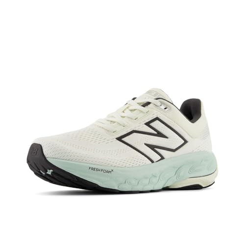 New Balance Women's Fresh Foam X 860 V14 Running Shoe, Sea Salt/Angora/Clay Ash, 11 W