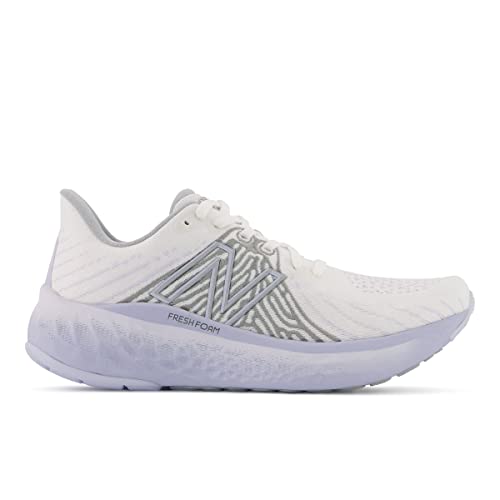 New Balance Women's Fresh Foam X Vongo V5 Running Shoe, White/Silver Mink/Libra, 5 Wide US
