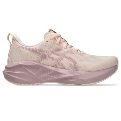 ASICS Women's NOVABLAST 5 Running Shoes, 9.5, Pearl Pink/MORGANITE