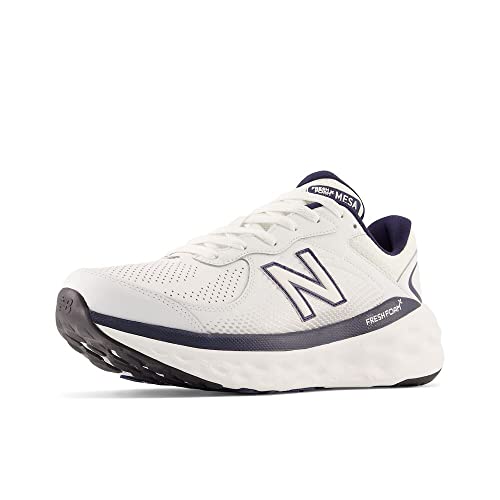 New Balance Men's Fresh Foam X 840F V1 Walking Shoe, White/Team Navy/White, 14 M