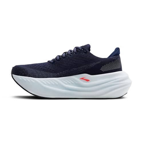 Brooks Women’s Glycerin Max Neutral Running & Walking Shoe - Peacoat/Blue Ribbon/Hot Coral - 9.5 Medium