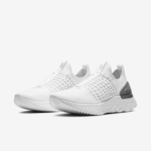 Nike React Phantom Run FK 2 True White/Metallic Silver/White 6.5 B (M)