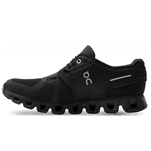 On Women's Cloud 5 Sneakers, All Black, 9