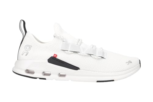 On Women's Cloudeasy Sneakers, Undyed-White | Black, 10.5 Medium US