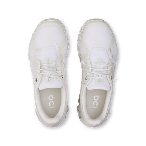 On Women's Cloud 6 Sneakers, White, 8.5 Medium US
