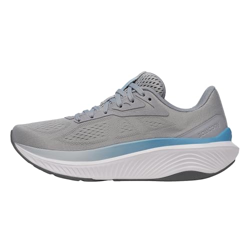 Saucony Women's Echelon 10 Sneaker, Flint/Breeze, 7.5