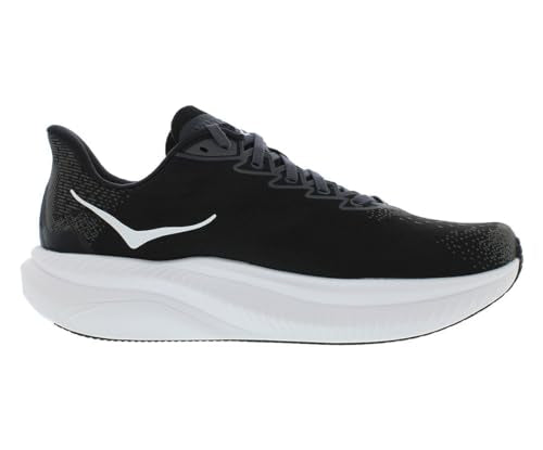 HOKA Mach 6 Mens Shoes Size 11.5, Color: Black/White