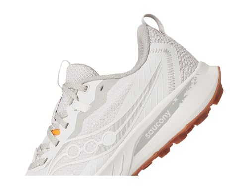 Saucony Women's Peregrine 15 Sneaker, Moon/Dove, 11.5