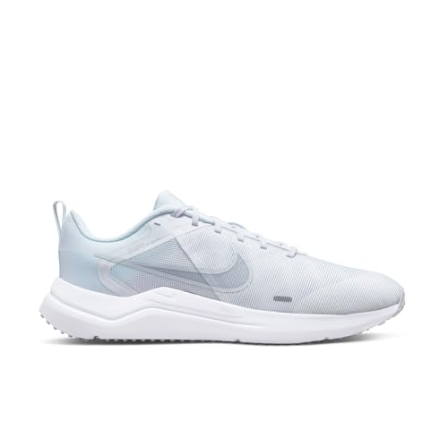 Nike Men's Downshifter 12 Running Shoe, White Pure Platinum White, 11 US
