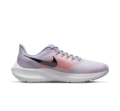 NIKE Air Zoom Pegasus 39 Women's Trainers Sneakers, Doll Iris Whisper Light Marine Black, 9
