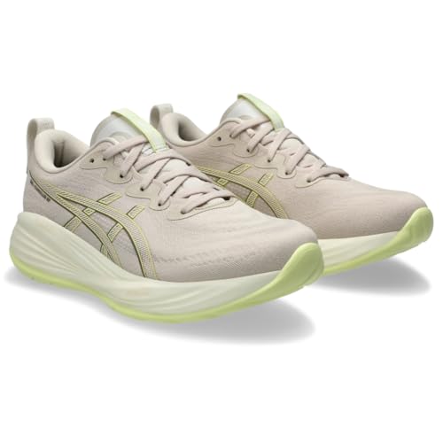 ASICS Women's Gel-Cumulus 27 Running Shoes, 8.5, Mineral Beige/Huddle Yellow