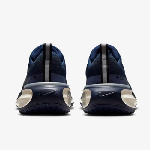 Nike Men's Invincible 3 Road Running Shoes (College Navy/Midnight Navy/Black/Metallic Silver, us_Footwear_Size_System, Adult, Men, Numeric, Medium, Numeric_12_Point_5)
