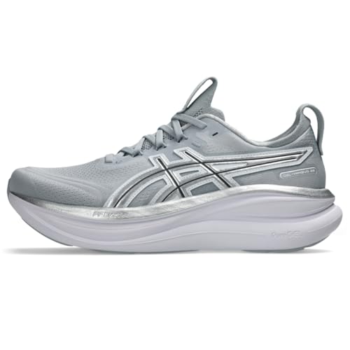 ASICS Men's Gel-Nimbus 28 Running Shoes, 7, Piedmont Grey/Pure Silver