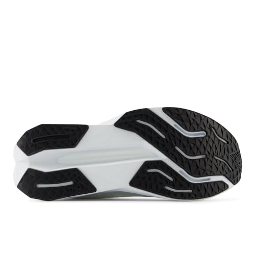 New Balance Women's FuelCell Propel V5 Running Shoe, White/White/Black, 7 Wide