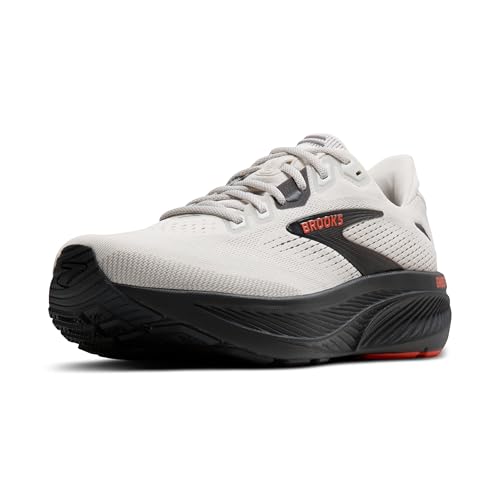 Brooks Men’s Ghost 18 Neutral Running & Walking Shoe - Coconut/Pearl/Tigerlily - 10.5 Wide