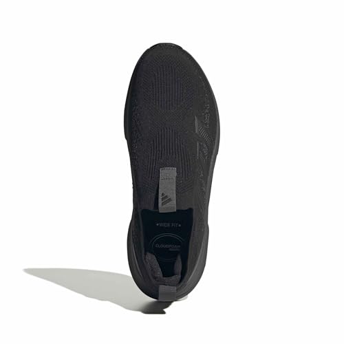 adidas Men's Cloudfoam Cuxxion - Sock, Black/Carbon/Grey, 9.5