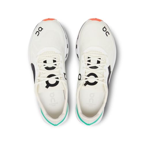 On Running Women's Cloudboom Echo Running Shoes Sneakers (White × Green, US Footwear Size System, Adult, Women, Numeric, Medium, 7)