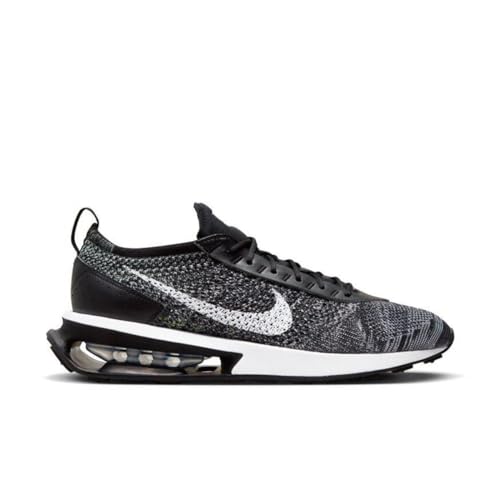 Air Max Flyknit Racer in Black White by Nike